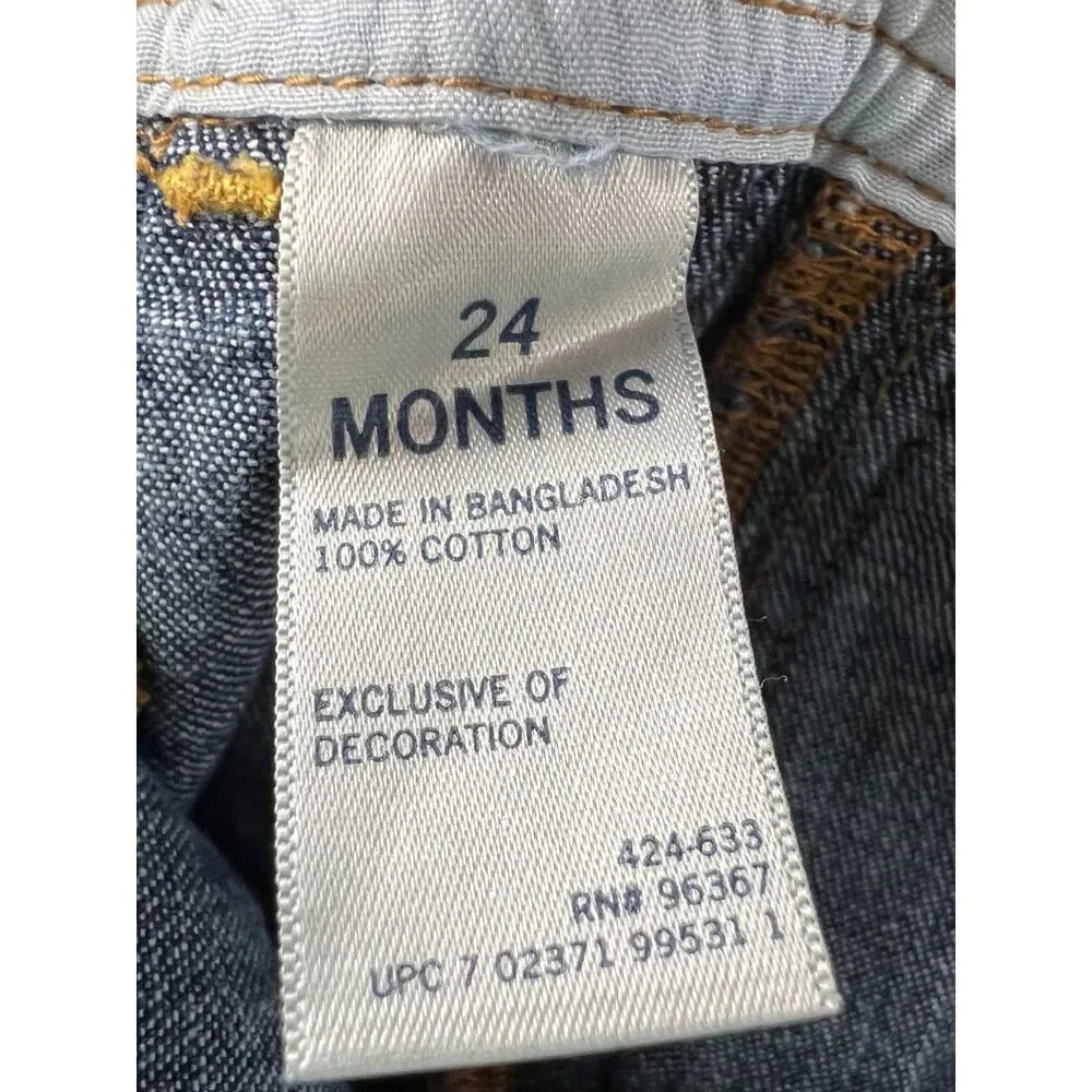 Oshkosh B'gosh Baby Denim Overalls Size 24 Months